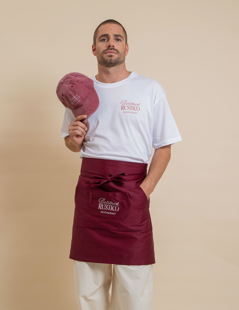 Tablier coupecourte K899 wine mannequin