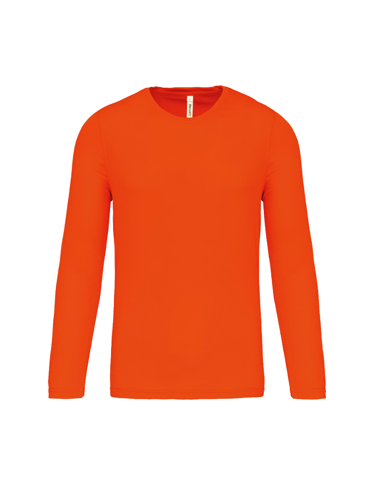 T shirt homme sport manches longues PA443 fluorescentorange article