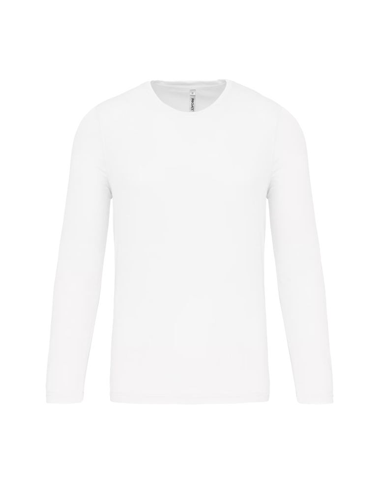T shirt homme sport manches longues PA443 white article