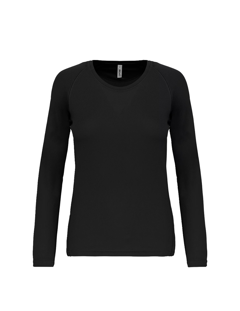 T shirt manches longues sport femme PA444 black article