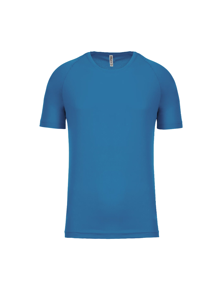 T shirt manches courtes sport homme PA438 aquablue article