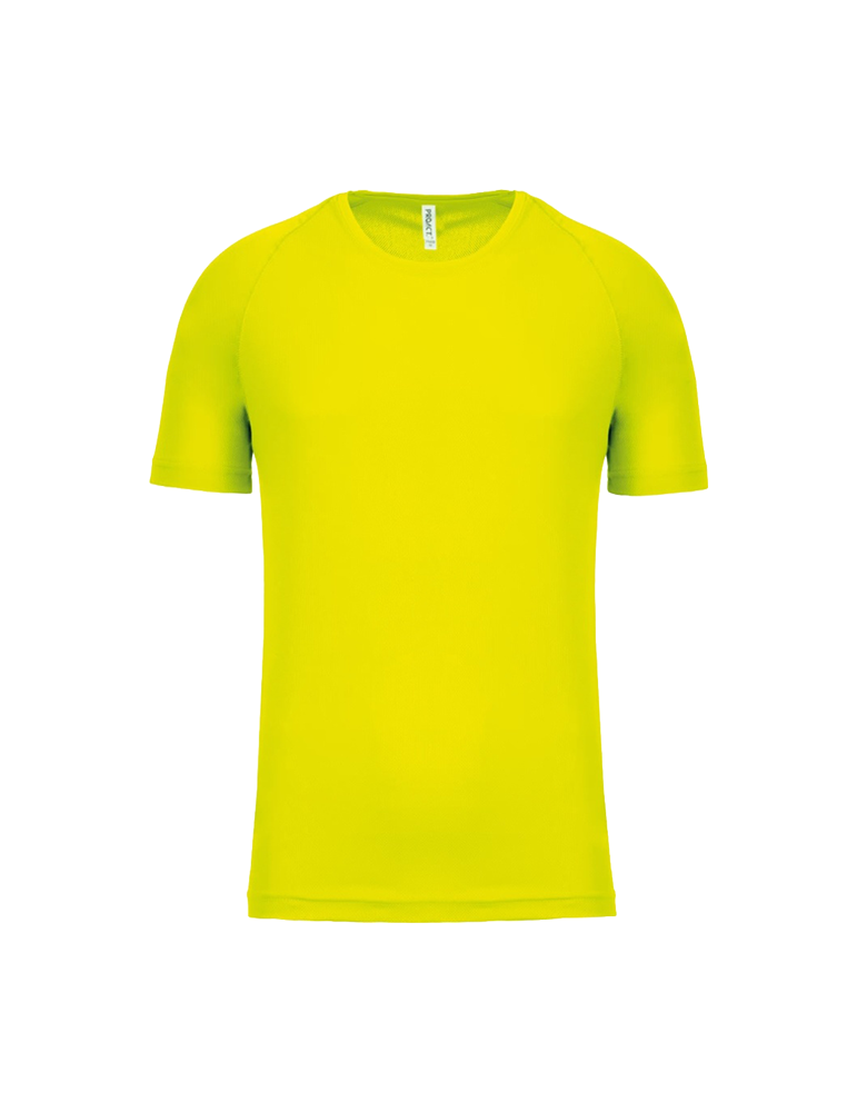T shirt manches courtes sport homme PA438 fluorescentyellow article