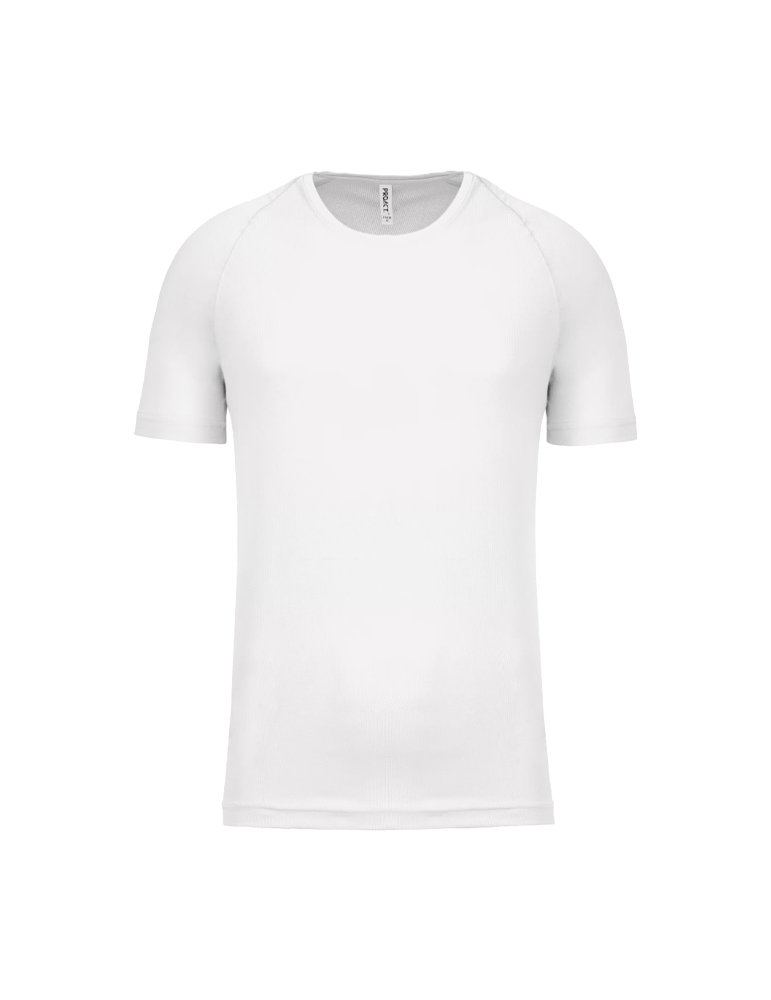 T shirt manches courtes sport homme PA438 white article