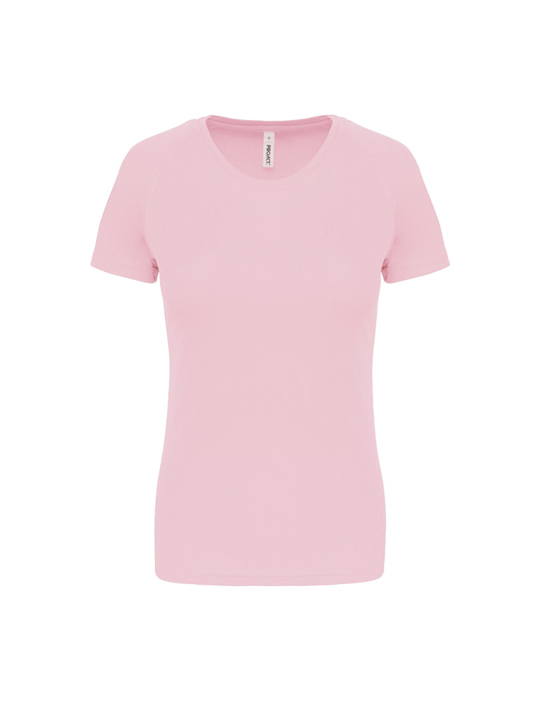 Tshirt manches courtes femme sport PA439 pastelpink article