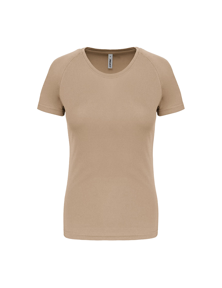 Tshirt manches courtes femme sport PA439 sand article