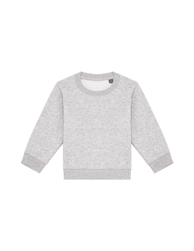 Sweat écoresponsable bébé K835 oxfordgrey article