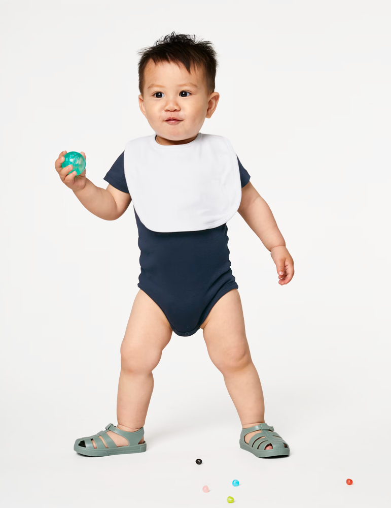Bavoir bébé coton biologique STAU029