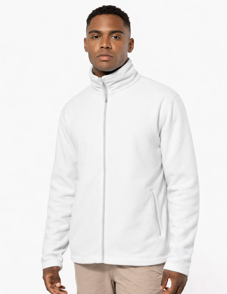 Polaire zippée homme K911 white mannequin