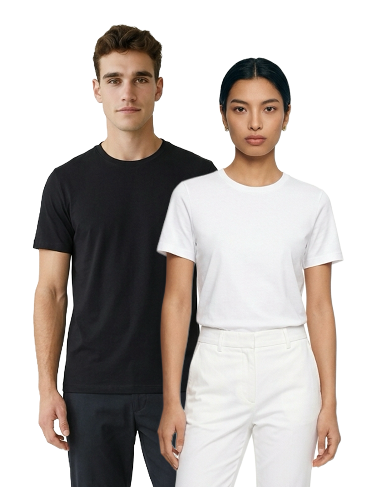 Tshirt manches courtes ns300 unisexe mannequins